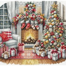 Veille de Noël - Kit de point de croix AVA-P021