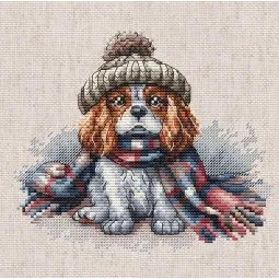 Cavalier King Charles Spaniel - Kreuzstich-Set AVA-P037