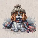 Cavalier King Charles Spaniel - Kit de point de croix AVA-P037