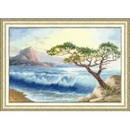 Siuvinėjimo kryželiu rinkinys "Surf" 25x36 cm S/MM026