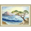 Cross stitch kit "Surf" 25x36 cm S/MM026