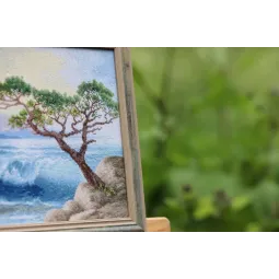 Cross stitch kit "Surf" 25x36 cm S/MM026