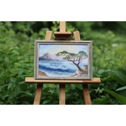 Siuvinėjimo kryželiu rinkinys "Surf" 25x36 cm S/MM026