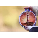 Cross stitch kit "Lighthouse at sunset" 11x11 cm S/M023