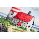 Cross stitch kit "Lighthouse on the cape" 11x11 cm S/M022