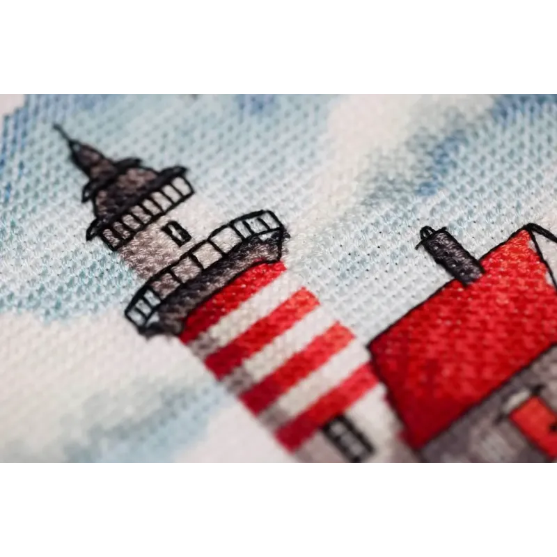 Набор для вышивания крестиком "Маяк на мысе" 11x11 cm S/M022