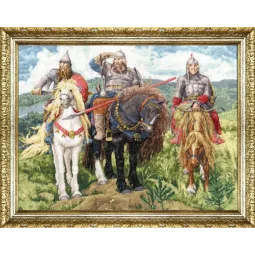 Siuvinėjimo kryželiu rinkinys "Bogatyrs" 30,8x23,3 cm S/KR004