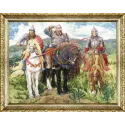 Siuvinėjimo kryželiu rinkinys "Bogatyrs" 30,8x23,3 cm S/KR004