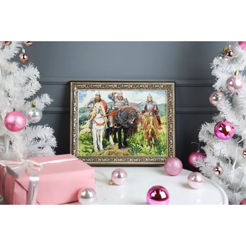 Набор для вышивания крестиком "Богатыри" 30,8x23,3 см S/KR004