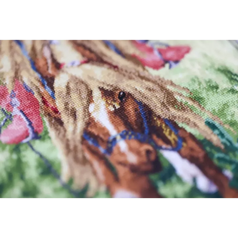 Cross stitch kit "Bogatyrs" 30.8x23.3 cm S/KR004