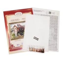 Cross stitch kit "Bogatyrs" 30.8x23.3 cm S/KR004