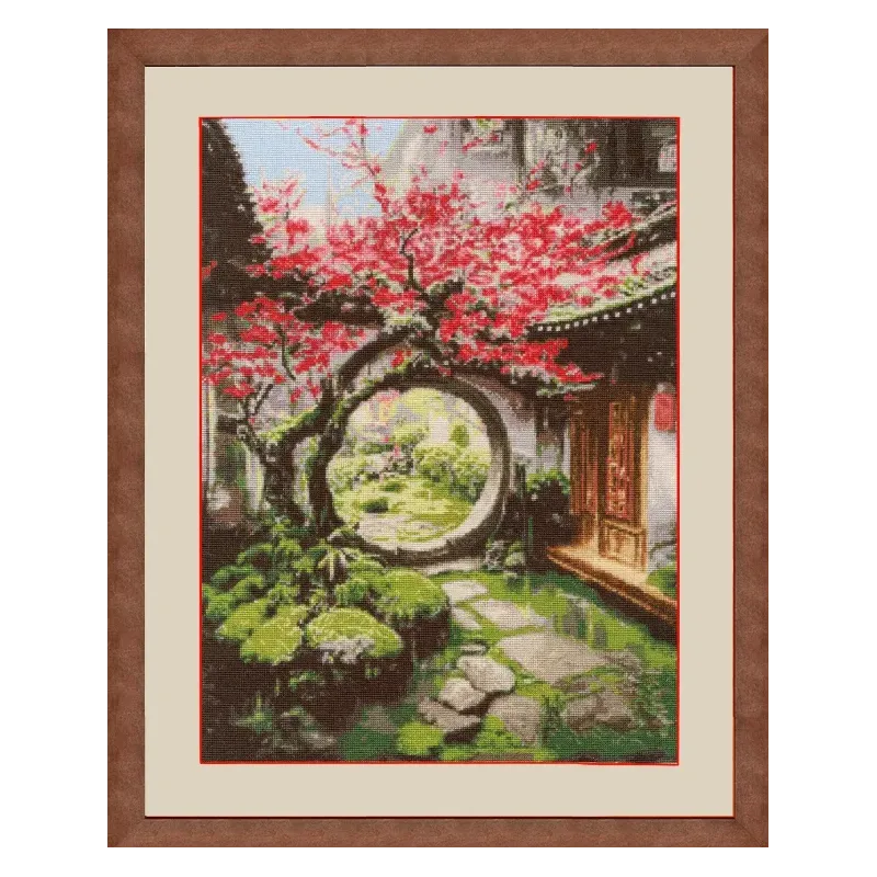 Cross stitch kit "Moon Gate" 28.5x38.5 cm S/KV018