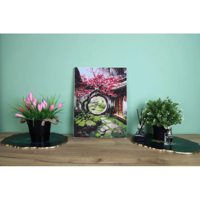 Cross stitch kit "Moon Gate" 28.5x38.5 cm S/KV018