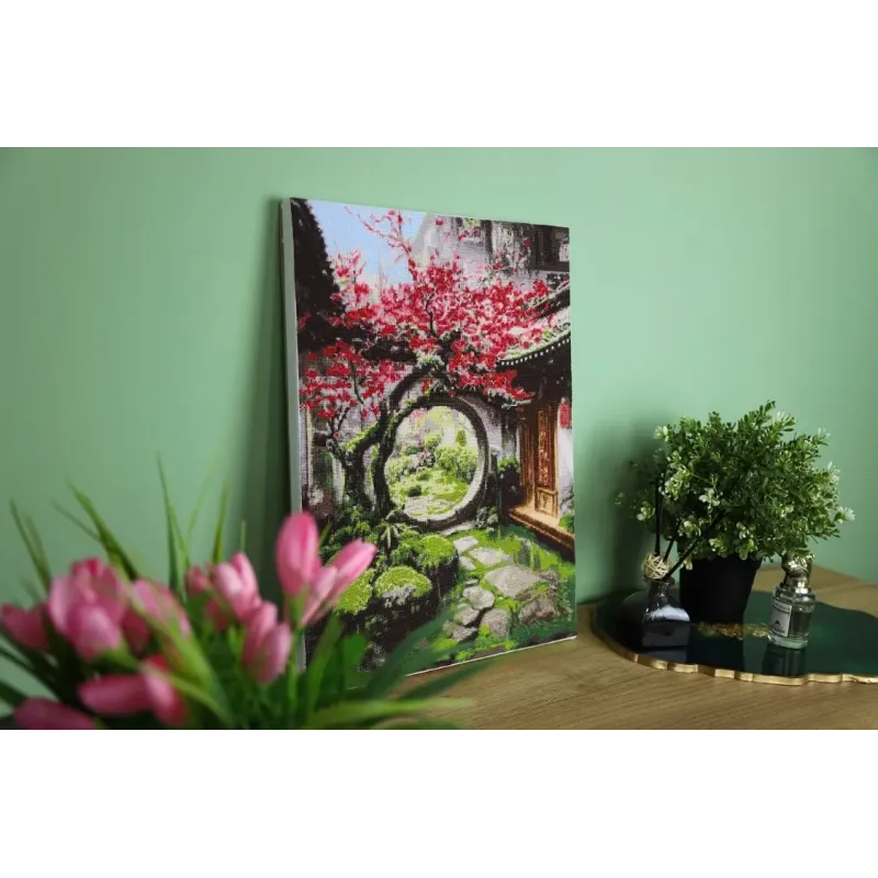 Cross stitch kit "Moon Gate" 28.5x38.5 cm S/KV018