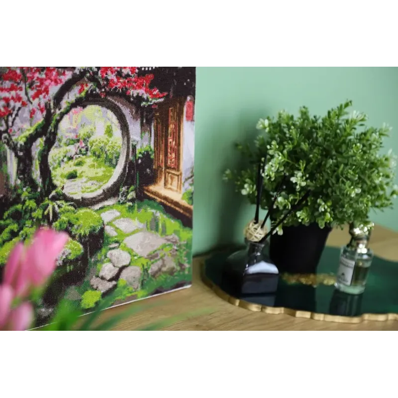 Cross stitch kit "Moon Gate" 28.5x38.5 cm S/KV018