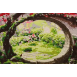 Cross stitch kit "Moon Gate" 28.5x38.5 cm S/KV018