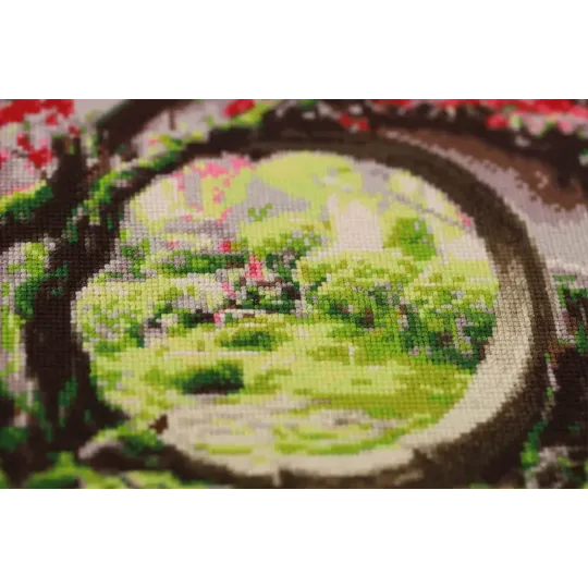 Cross stitch kit "Moon Gate" 28.5x38.5 cm S/KV018
