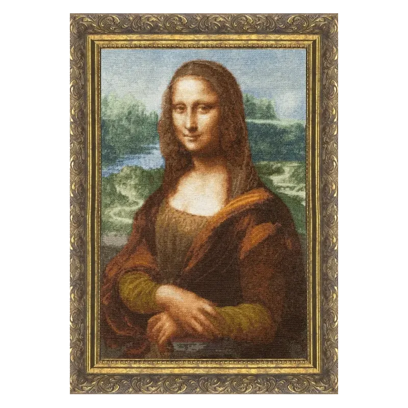 Siuvinėjimo kryželiu rinkinys Mona Lisa 15x22,5 cm S/KR002