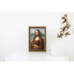 Kreuzstich-Set Mona Lisa 15x22,5 cm S/KR002