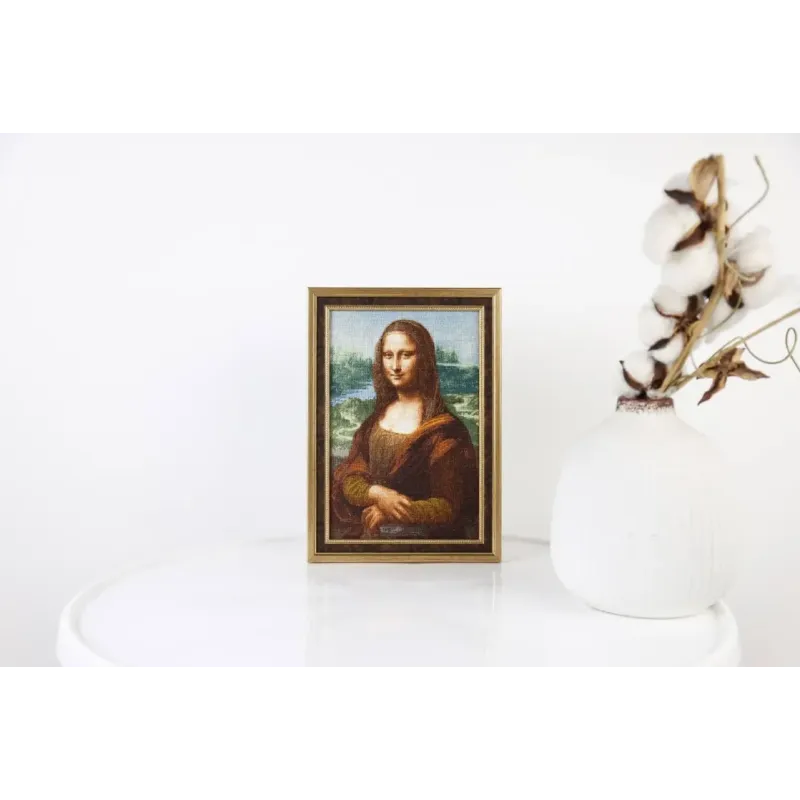Kreuzstich-Set Mona Lisa 15x22,5 cm S/KR002