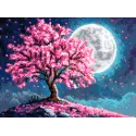 Diamond Painting with subframe Full moon 30x40 cm VA842