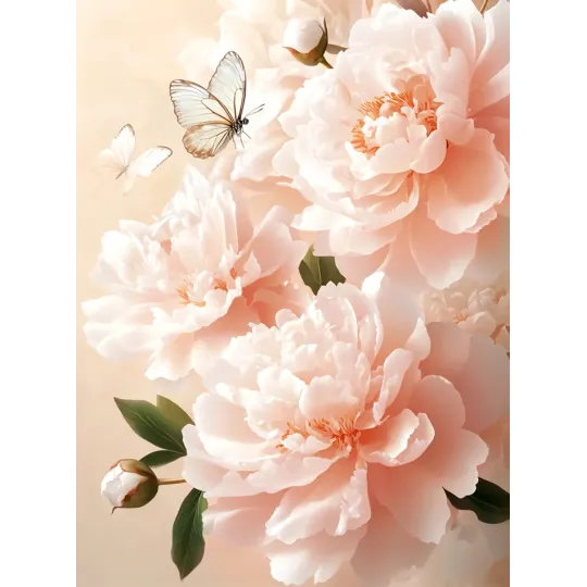 Peinture Diamant avec sous-cadre Fleurs 30x40 cm VA838