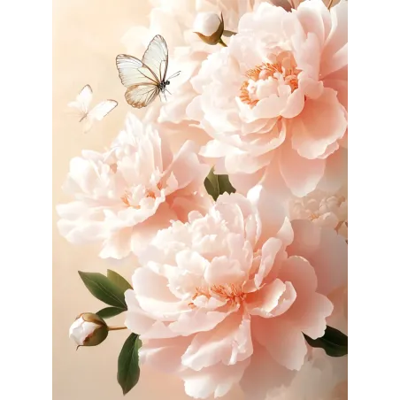 Peinture Diamant avec sous-cadre Fleurs 30x40 cm VA838