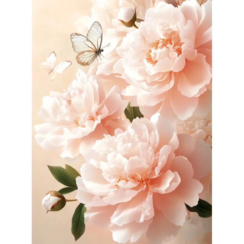 Diamant Painting mit Keilrahmen Blumen 30x40 cm VA838