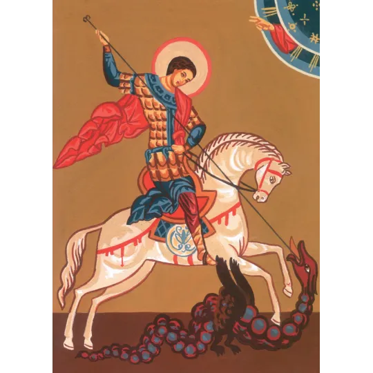 Printed Canvas 22x30 St George CDA6065