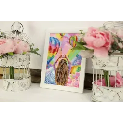 Cross stitch kit "Heavenly extravaganza" 18.5x25.5 cm S/Z062