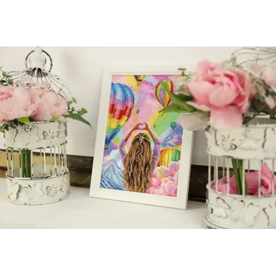 Cross stitch kit "Heavenly extravaganza" 18.5x25.5 cm S/Z062