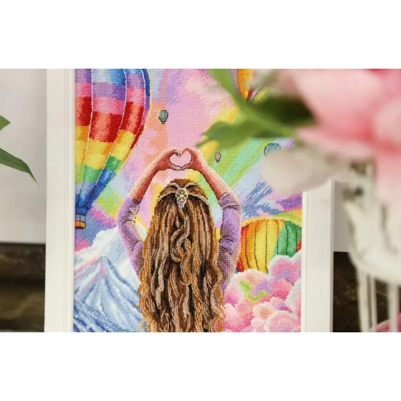 Siuvinėjimo rinkinys "Dangiškas ekstravagantiškumas" 18.5x25.5 cm S/Z062