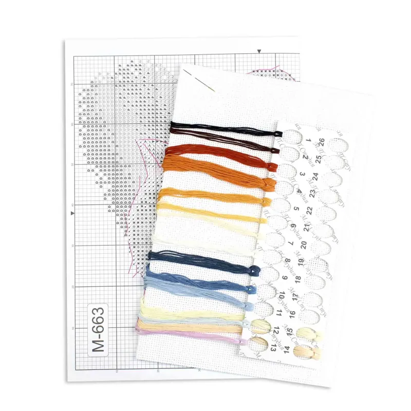 Kit de point de croix "La nuit est le temps de rêver…" SM-663