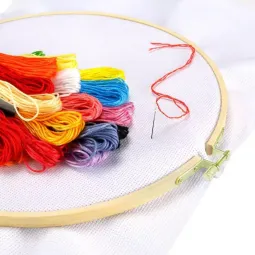 Embroidery hoop bamboo 25cm AH250