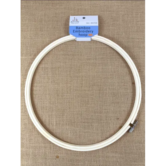 Embroidery hoop bamboo 25cm AH250