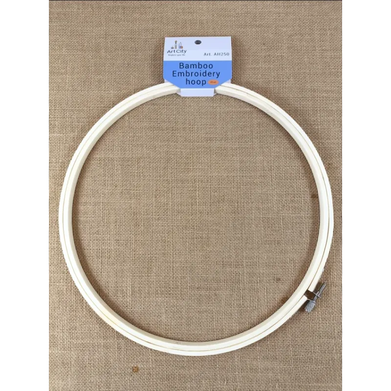 Cerceau à broder en bambou 25cm AH250