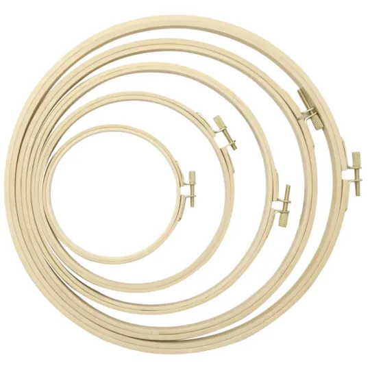 Cercle à broder en bambou 22cm AH220