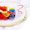 Cercle à broder en bambou 22cm AH220