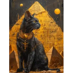 Peinture au diamant avec sous-cadre Secrets égyptiens 30x40 cm VA823