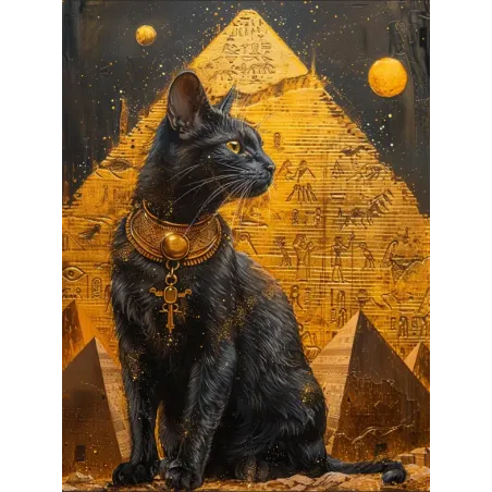 Peinture au diamant avec sous-cadre Secrets égyptiens 30x40 cm VA823