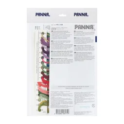 Kit de point de croix PANNA "Face de coussin. Coquelicots et Échinacées" PPD-7329