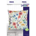 (D) Cross stitch kit PANNA "Cushion front. Poppies and Echinacea" PPD-7329