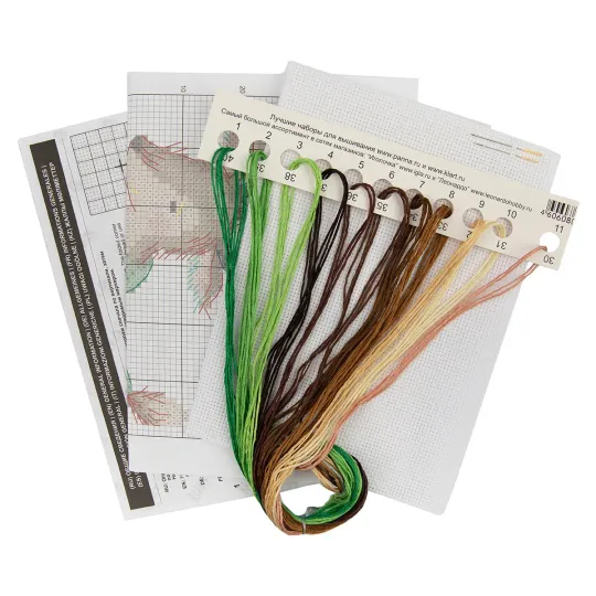 Kit de point de croix KLART "Faon en pull" KL8-464