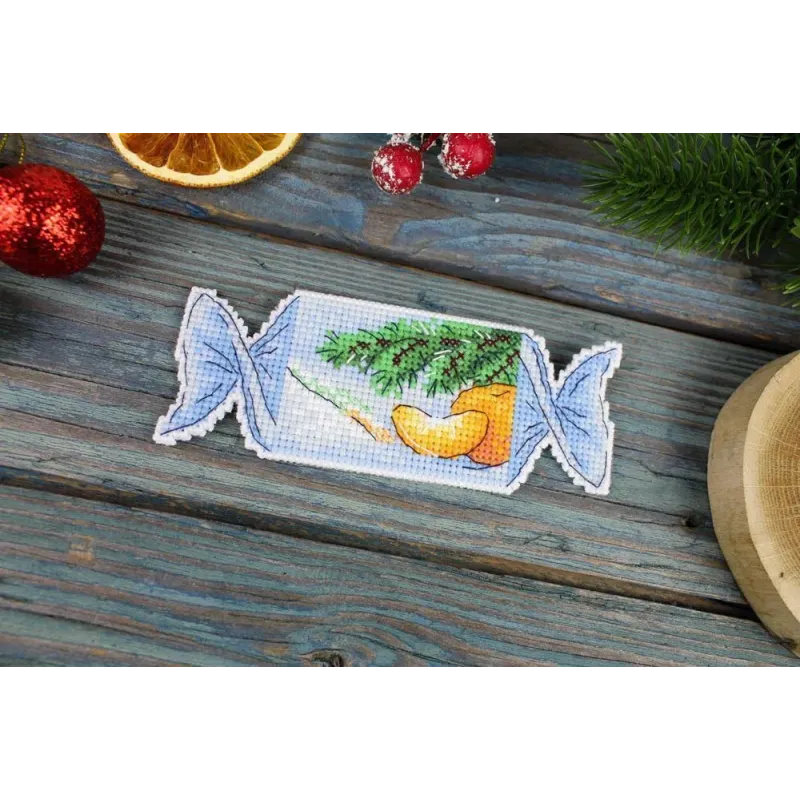 Kreuzstich-Set "Neujahrsbonbon Nr. 2" SR-1119