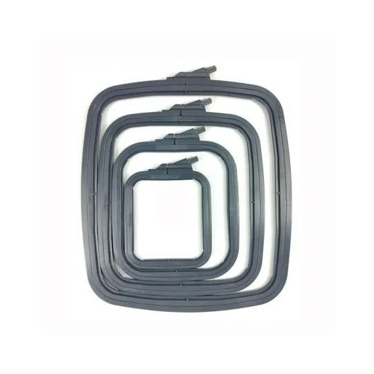Nurge kvadratinis (stačiakampis) plastikinis lankelis 19.5x22 cm (pilkas) 170-13GREY