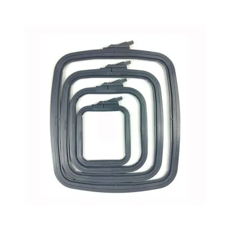 Nurge kvadratinis (stačiakampis) plastikinis lankelis 19.5x22 cm (pilkas) 170-13GREY