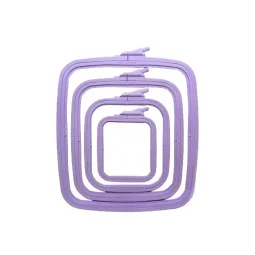 Cercle en plastique carré (rectangulaire) Nurge 25x28 cm (lilas) 170-14LI