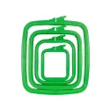 Nurge Kvadratinis (stačiakampis) plastikinis lankelis 25x28 cm (žalias) 170-14GREEN