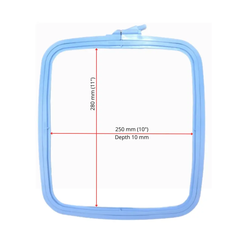 Nurge Square (Rectangular) Plastic Hoop 25x28 cm (blue) 170-14BLUE