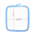 Cercle en plastique carré (rectangulaire) Nurge 25x28 cm (bleu) 170-14BLUE